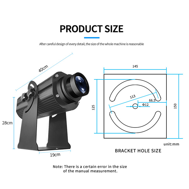 Led Gobo Projector 300W Waterproof Gobo...