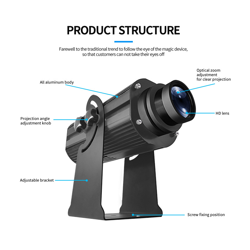 Led Gobo Projector 300W Waterproof Gobo...