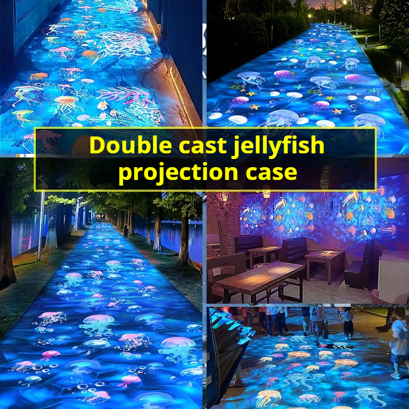 Projection spotlight of the Ocean World...