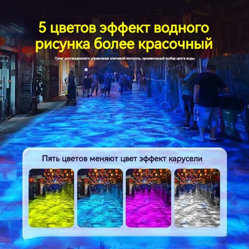 Проектор с изображением воды и возможно...